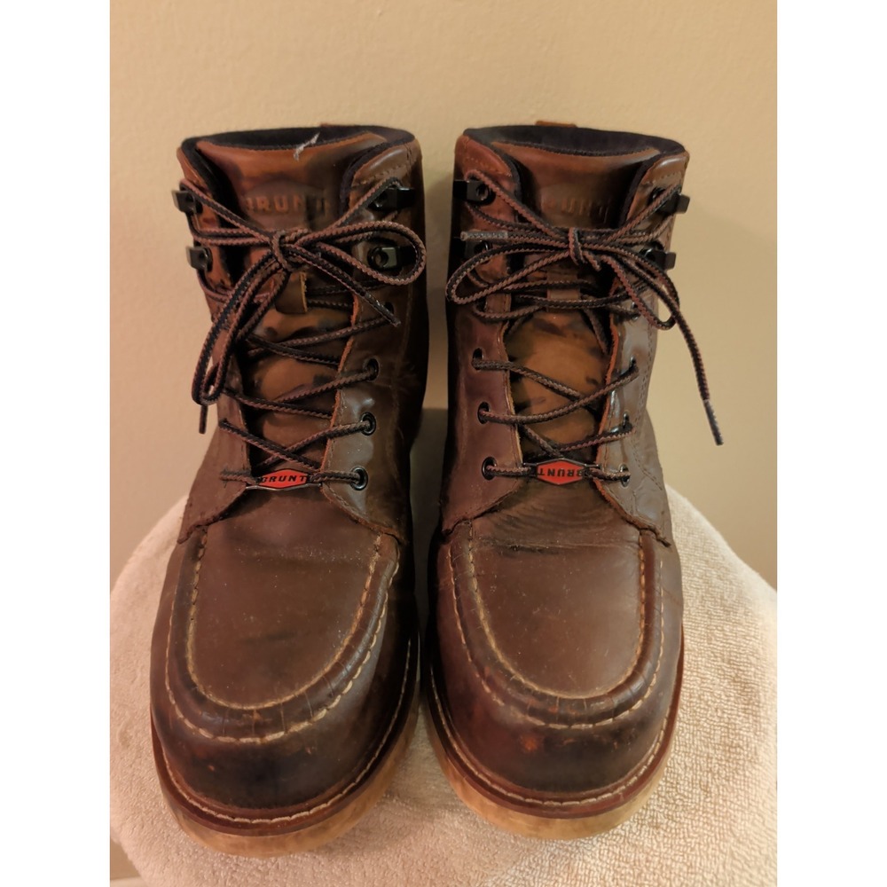 Brunt Marin Comp Toe Mens 10 Work Boots Brown Leather Waterproof ASTM F2413 18